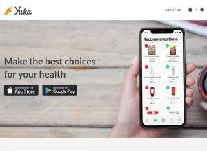 How yuka.io looks like on a tablet such as an iPad.