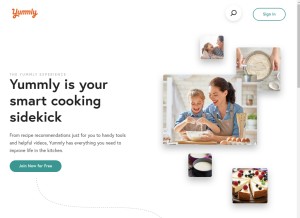 How yummly.com looks like on a tablet such as an iPad.