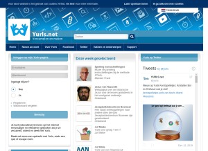 How yurls.net looks like on a tablet such as an iPad.