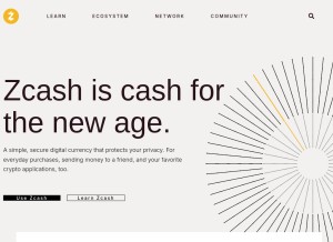 How z.cash looks like on a tablet such as an iPad.