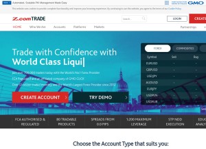 How z.com looks like on a tablet such as an iPad.