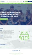 How zaczytaj.pl looks like on a mobile device such as an iPhone.