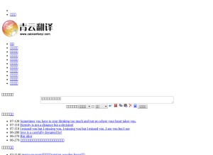 How zaixian-fanyi.com looks like on a tablet such as an iPad.