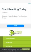 How zapodaj.net looks like on a mobile device such as an iPhone.