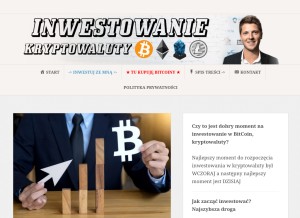 How zarabiajcie.pl looks like on a tablet such as an iPad.