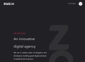 How zazz.io looks like on a tablet such as an iPad.