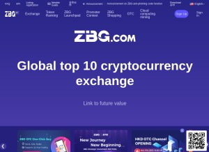 How zbg.com looks like on a tablet such as an iPad.