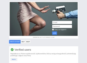 How zbiornik.com looks like on a tablet such as an iPad.