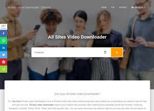 How zeeguru.com looks like on a tablet such as an iPad.