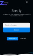 How zeep.ly looks like on a mobile device such as an iPhone.
