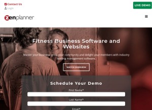 How zenplanner.com looks like on a tablet such as an iPad.