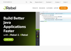 How zeroturnaround.com looks like on a tablet such as an iPad.