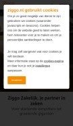 How ziggozakelijk.nl looks like on a mobile device such as an iPhone.