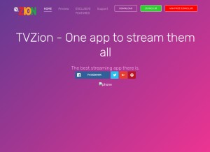 How zionapp.live looks like on a tablet such as an iPad.