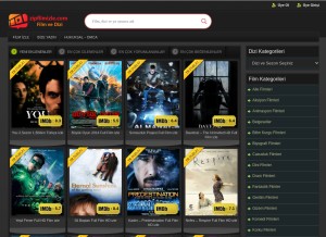 How zipfilmizle.com looks like on a tablet such as an iPad.