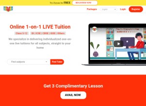 How ziyyara.com looks like on a tablet such as an iPad.