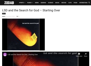 How zodab.com looks like on a tablet such as an iPad.