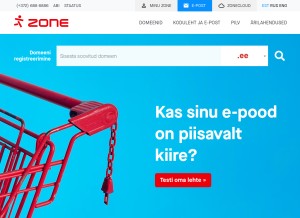 How zone.eu looks like on a tablet such as an iPad.