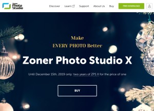 How zoner.com looks like on a tablet such as an iPad.