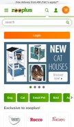 How zooplus.com looks like on a mobile device such as an iPhone.