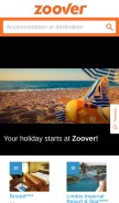 How zoover.com looks like on a mobile device such as an iPhone.