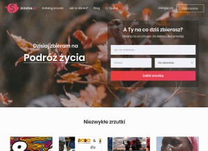 How zrzutka.pl looks like on a tablet such as an iPad.