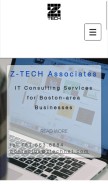 How ztechnet.com looks like on a mobile device such as an iPhone.