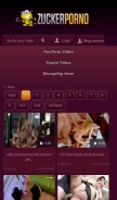 How zuckerporno.com looks like on a mobile device such as an iPhone.